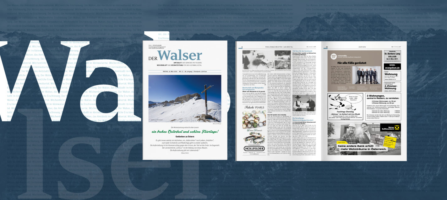 Heimatzeitung Der Walser